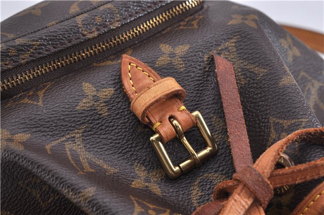 Authentic Louis Vuitton Monogram Montsouris PM Backpack M51137 LV 4600F