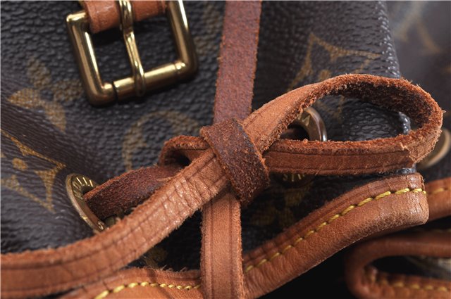 Authentic Louis Vuitton Monogram Montsouris PM Backpack M51137 LV 4600F