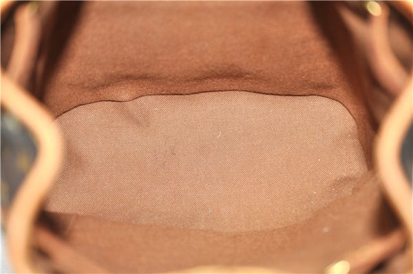 Authentic Louis Vuitton Monogram Montsouris PM Backpack M51137 LV 4600F