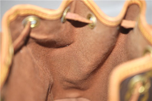 Authentic Louis Vuitton Monogram Montsouris PM Backpack M51137 LV 4600F