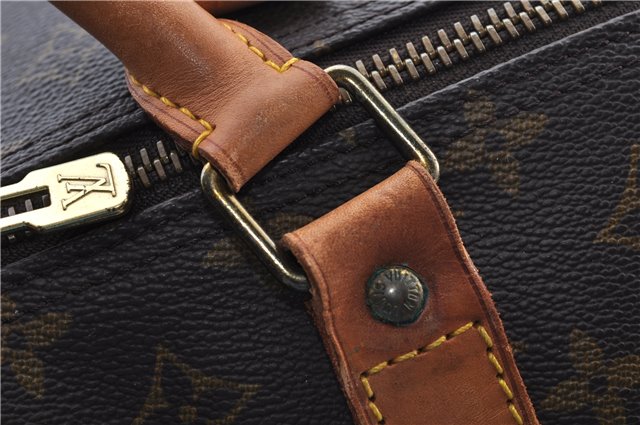 Authentic Louis Vuitton Monogram Keepall 60 Travel Boston Bag M41422 LV 4601F