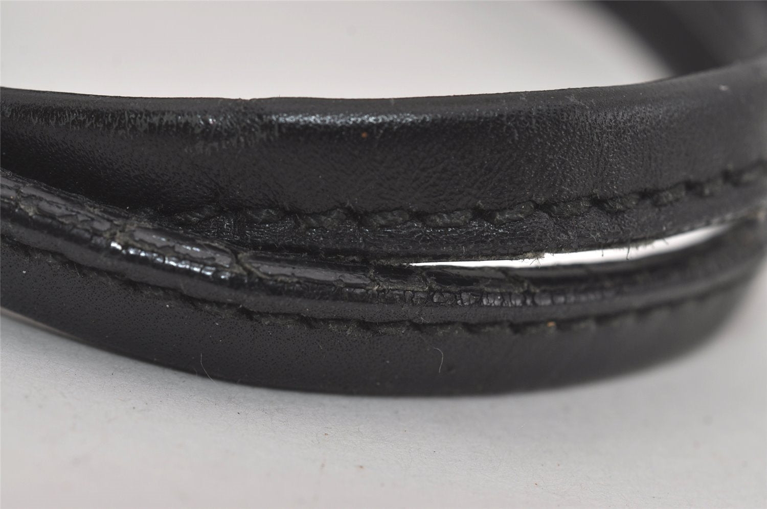 Authentic GUCCI New Britt Shoulder Tote Bag GG Canvas Leather 169946 Black 4601I