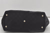 Authentic GUCCI New Britt Shoulder Tote Bag GG Canvas Leather 169946 Black 4601I