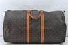Authentic Louis Vuitton Monogram Keepall 55 Boston Bag M41424 LV 4603D