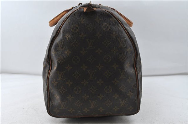 Authentic Louis Vuitton Monogram Keepall 55 Boston Bag M41424 LV 4603D