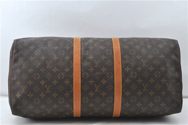 Authentic Louis Vuitton Monogram Keepall 55 Boston Bag M41424 LV 4603D
