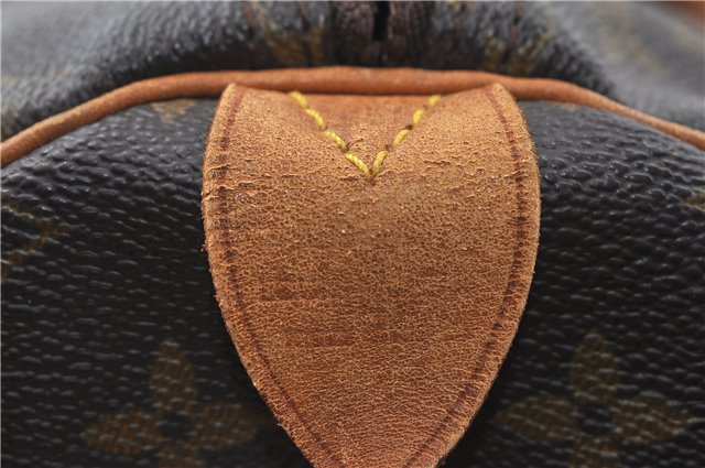 Authentic Louis Vuitton Monogram Keepall 55 Boston Bag M41424 LV 4603D
