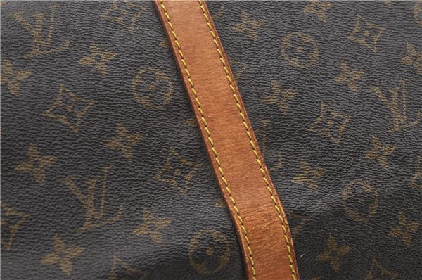 Authentic Louis Vuitton Monogram Keepall 55 Boston Bag M41424 LV 4603D