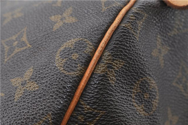 Authentic Louis Vuitton Monogram Keepall 55 Boston Bag M41424 LV 4603D