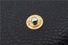 Authentic CHANEL Caviar Skin CoCo Mark Long Wallet Purse Black 4604C