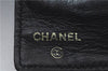 Authentic CHANEL Caviar Skin CoCo Mark Long Wallet Purse Black 4604C