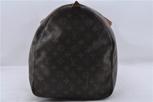 Authentic Louis Vuitton Monogram Keepall 55 Travel Boston Bag M41424 LV 4604D