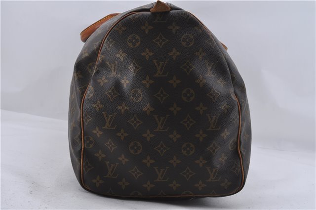 Authentic Louis Vuitton Monogram Keepall 55 Travel Boston Bag M41424 LV 4604D