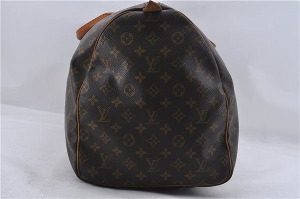 Authentic Louis Vuitton Monogram Keepall 55 Travel Boston Bag M41424 LV 4604D