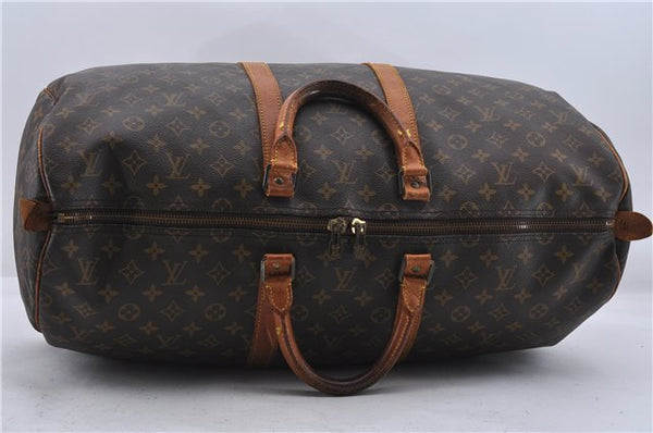 Authentic Louis Vuitton Monogram Keepall 55 Travel Boston Bag M41424 LV 4604D