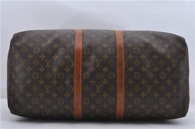 Authentic Louis Vuitton Monogram Keepall 55 Travel Boston Bag M41424 LV 4604D