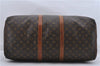 Authentic Louis Vuitton Monogram Keepall 55 Travel Boston Bag M41424 LV 4604D