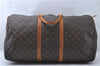 Authentic Louis Vuitton Monogram Keepall 55 Boston Bag M41424 LV 4605D