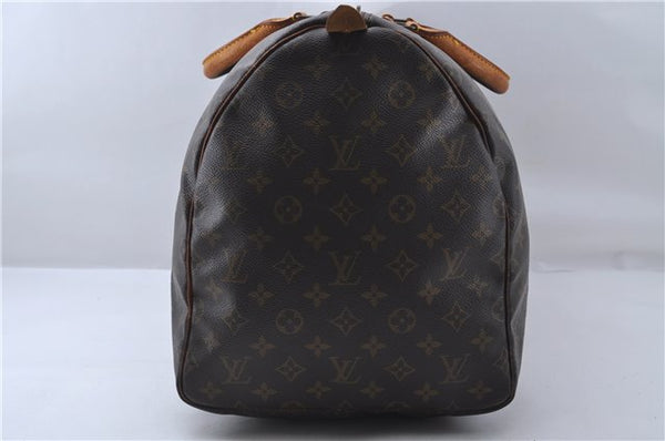 Authentic Louis Vuitton Monogram Keepall 55 Boston Bag M41424 LV 4605D