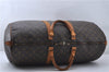 Authentic Louis Vuitton Monogram Keepall 55 Boston Bag M41424 LV 4605D