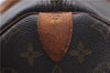 Authentic Louis Vuitton Monogram Keepall 55 Boston Bag M41424 LV 4605D