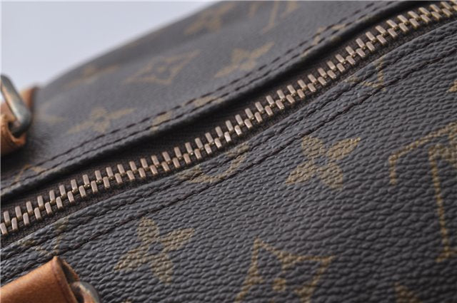 Authentic Louis Vuitton Monogram Keepall 55 Boston Bag M41424 LV 4605D