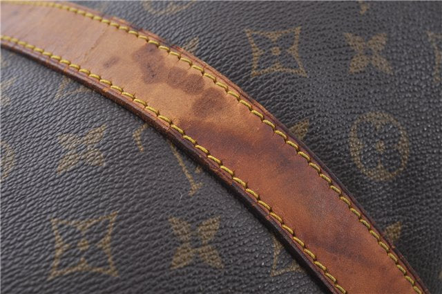 Authentic Louis Vuitton Monogram Keepall 55 Boston Bag M41424 LV 4605D