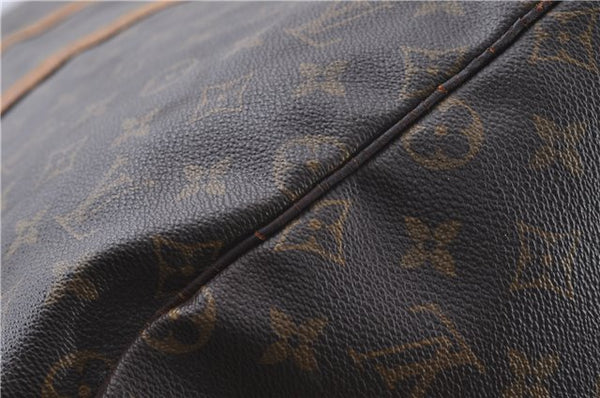 Authentic Louis Vuitton Monogram Keepall 55 Boston Bag M41424 LV 4605D
