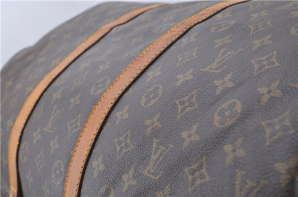 Authentic Louis Vuitton Monogram Keepall 55 Boston Bag M41424 LV 4605D