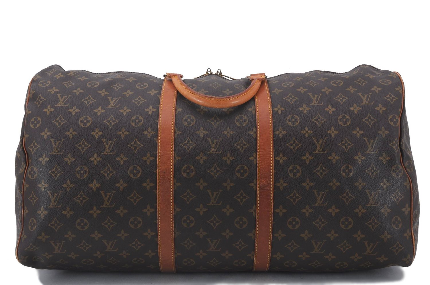 Authentic Louis Vuitton Monogram Keepall 60 Travel Boston Bag M41422 LV 4606D
