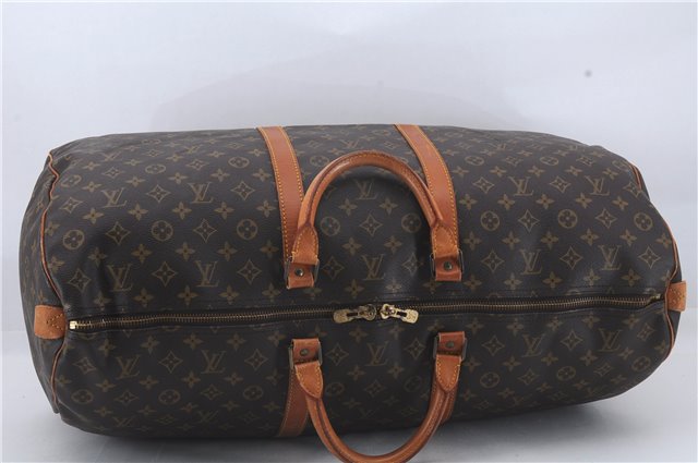 Authentic Louis Vuitton Monogram Keepall 60 Travel Boston Bag M41422 LV 4606D