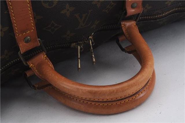Authentic Louis Vuitton Monogram Keepall 60 Travel Boston Bag M41422 LV 4606D