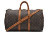 Auth Louis Vuitton Monogram Keepall Bandouliere 45 Boston Bag M41418 LV 4607D