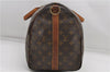 Auth Louis Vuitton Monogram Keepall Bandouliere 45 Boston Bag M41418 LV 4607D