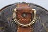 Auth Louis Vuitton Monogram Keepall Bandouliere 45 Boston Bag M41418 LV 4607D