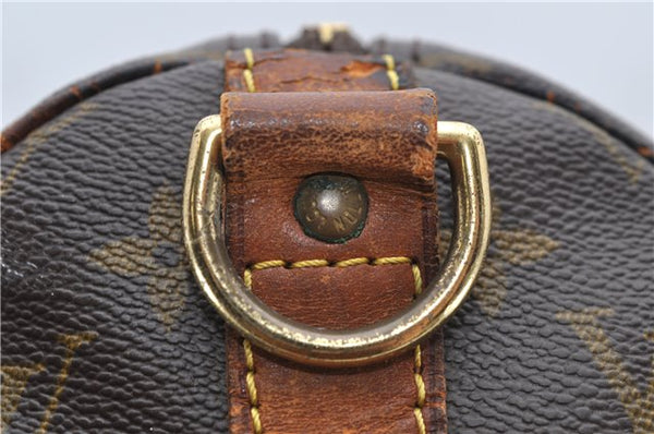 Auth Louis Vuitton Monogram Keepall Bandouliere 45 Boston Bag M41418 LV 4607D