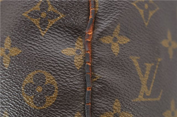 Auth Louis Vuitton Monogram Keepall Bandouliere 45 Boston Bag M41418 LV 4607D