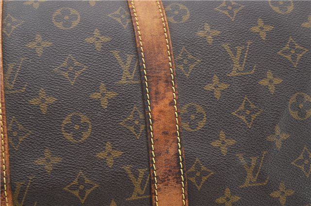 Auth Louis Vuitton Monogram Keepall Bandouliere 45 Boston Bag M41418 LV 4607D