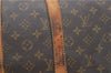 Auth Louis Vuitton Monogram Keepall Bandouliere 45 Boston Bag M41418 LV 4607D