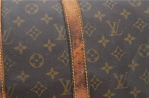 Auth Louis Vuitton Monogram Keepall Bandouliere 45 Boston Bag M41418 LV 4607D