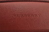 Authentic BURBERRY Vintage Nova Check Canvas Leather Hand Bag Purse Beige 4607I