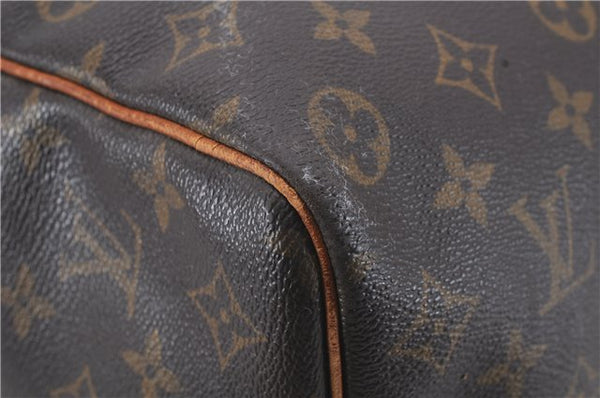 Auth Louis Vuitton Monogram Keepall Bandouliere 50 Boston Bag M41416 LV 4608D