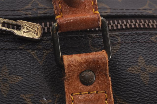 Auth Louis Vuitton Monogram Keepall Bandouliere 50 Boston Bag M41416 LV 4608D
