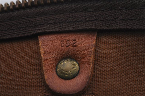 Auth Louis Vuitton Monogram Keepall Bandouliere 50 Boston Bag M41416 LV 4608D