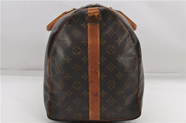Auth Louis Vuitton Monogram Keepall Bandouliere 50 Boston Bag M41416 LV 4609D