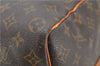 Auth Louis Vuitton Monogram Keepall Bandouliere 50 Boston Bag M41416 LV 4609D