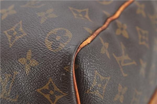 Auth Louis Vuitton Monogram Keepall Bandouliere 50 Boston Bag M41416 LV 4609D
