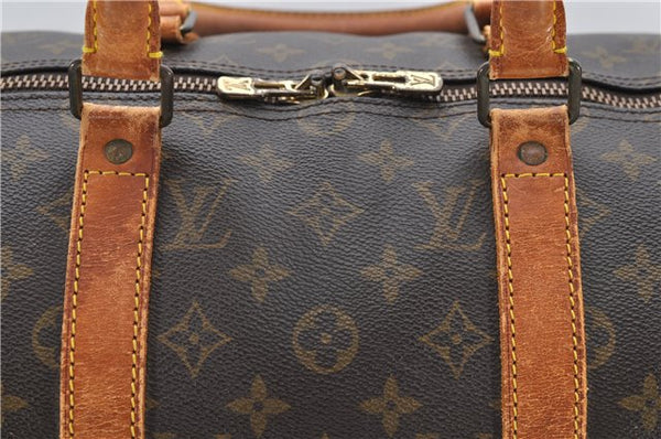 Auth Louis Vuitton Monogram Keepall Bandouliere 50 Boston Bag M41416 LV 4609D
