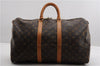 Authentic Louis Vuitton Monogram Keepall 45 Travel Boston Bag M41428 LV 4609F