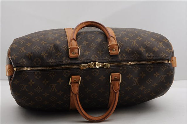 Authentic Louis Vuitton Monogram Keepall 45 Travel Boston Bag M41428 LV 4609F